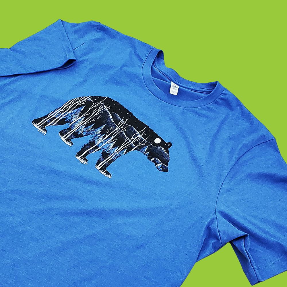 Screen-printed T-shirts