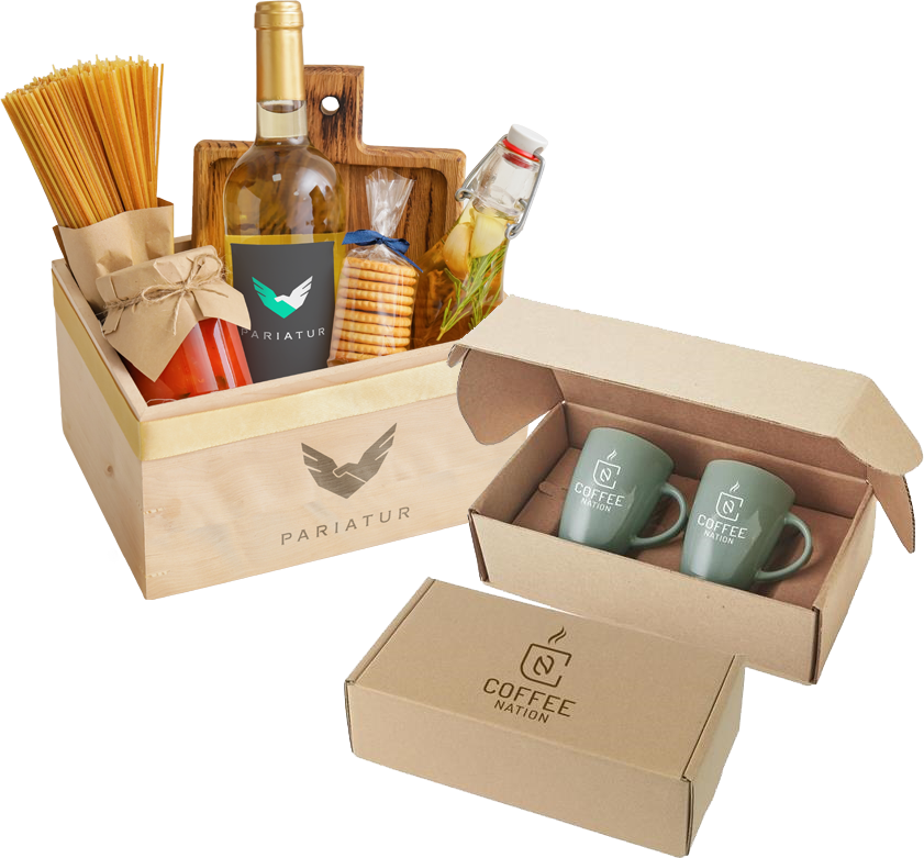 MP-Gifts-giftboxes-1 Luxurious gift set with engraved keepsakes, representing gratitude towards clients.